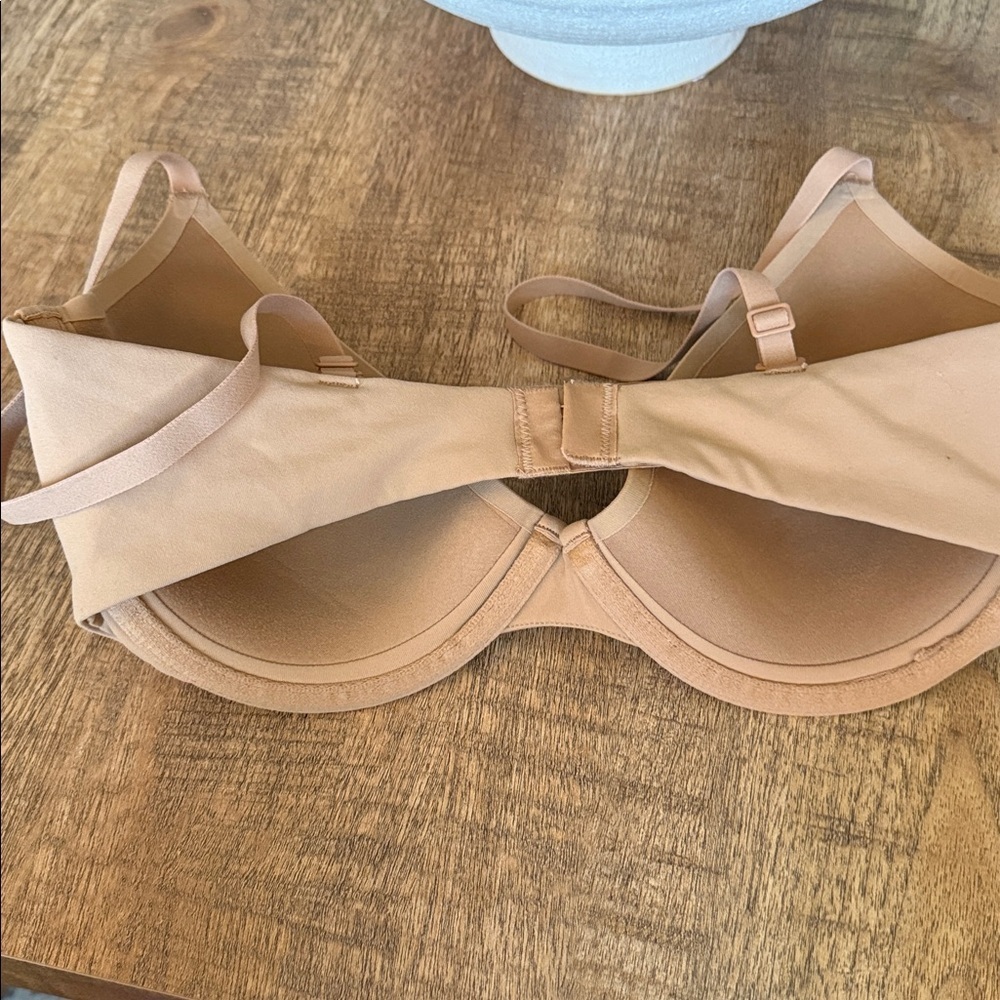 Skims NWOT Plunge Underwired T-Shirt Bra Ochre Size 34D - Picture 2 of 3